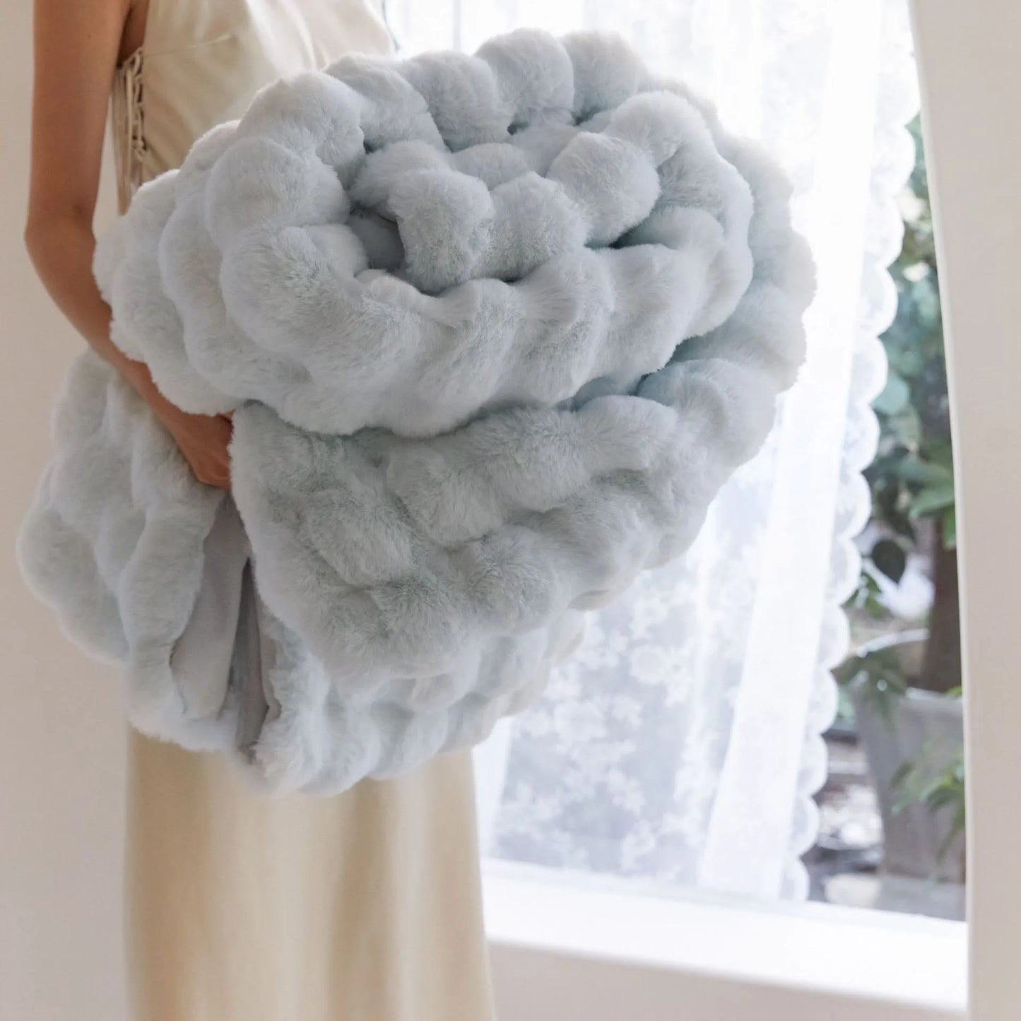 Plush Bunny Velvet Throw