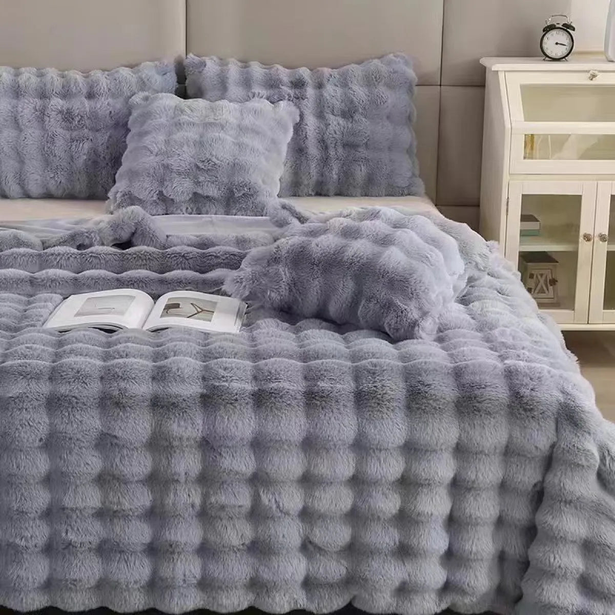 Plush Bunny Velvet Throw